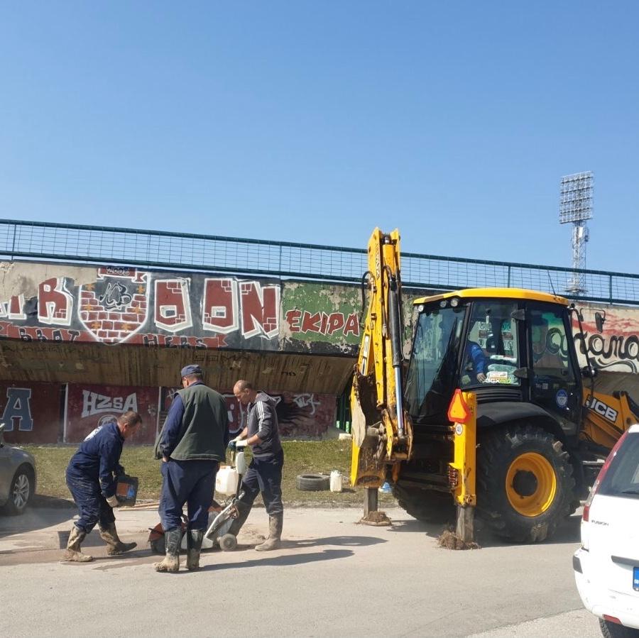 Služba za održavanje vodovodne mreže i objekata:  RADOVI NA VODOVODNOJ MREŽI