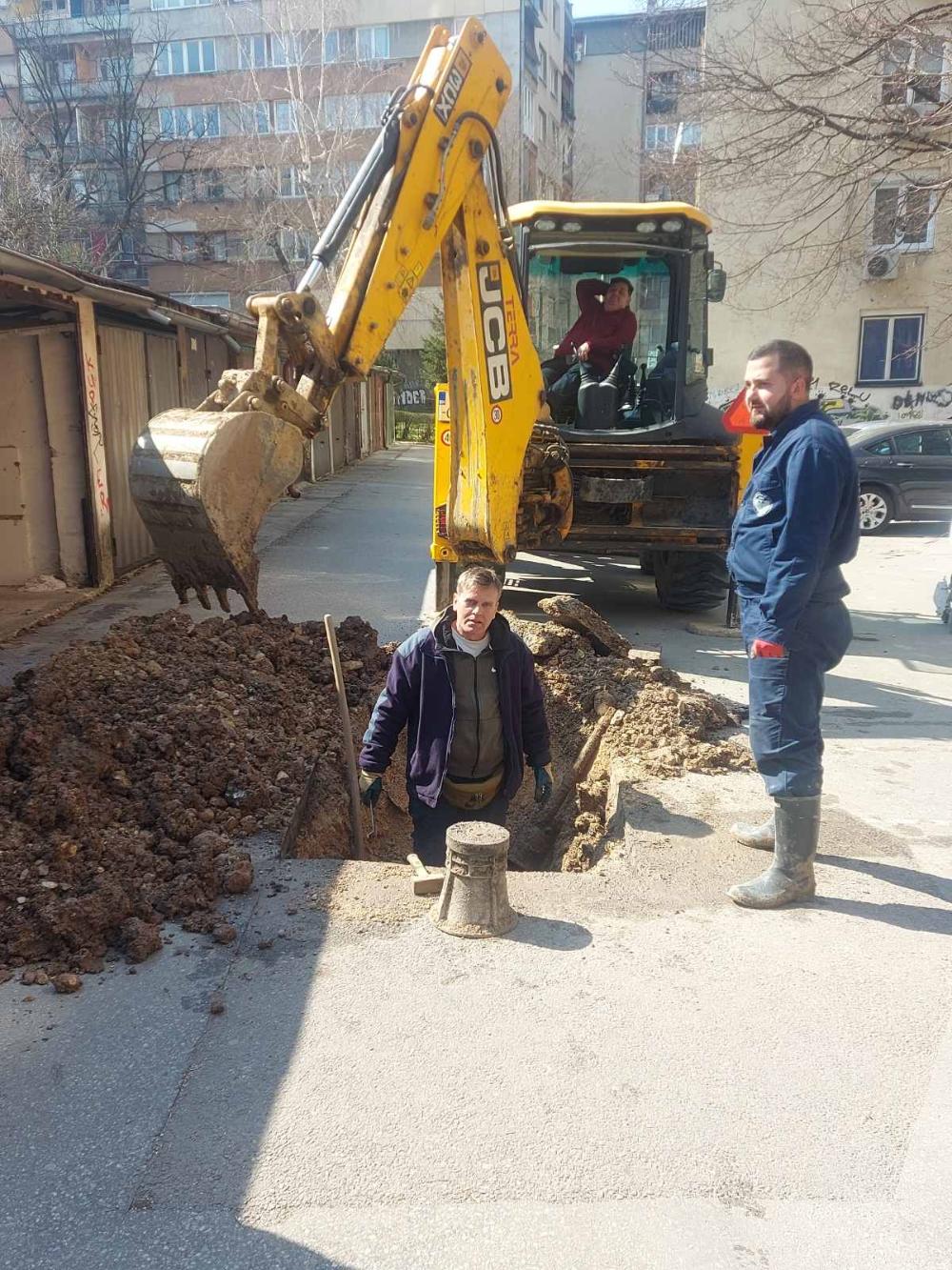 Služba za održavanje vodovodne mreže i objekata:  RADOVI NA VODOVODNOJ MREŽI