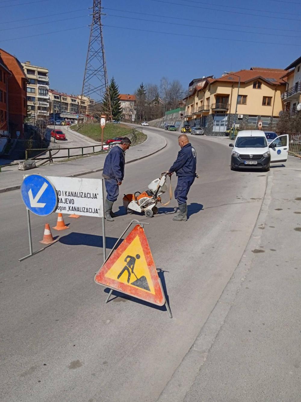 Služba održavanja kanalizacione mreže i objekata: RADOVI NA KANALIZACIONOJ MREŽI