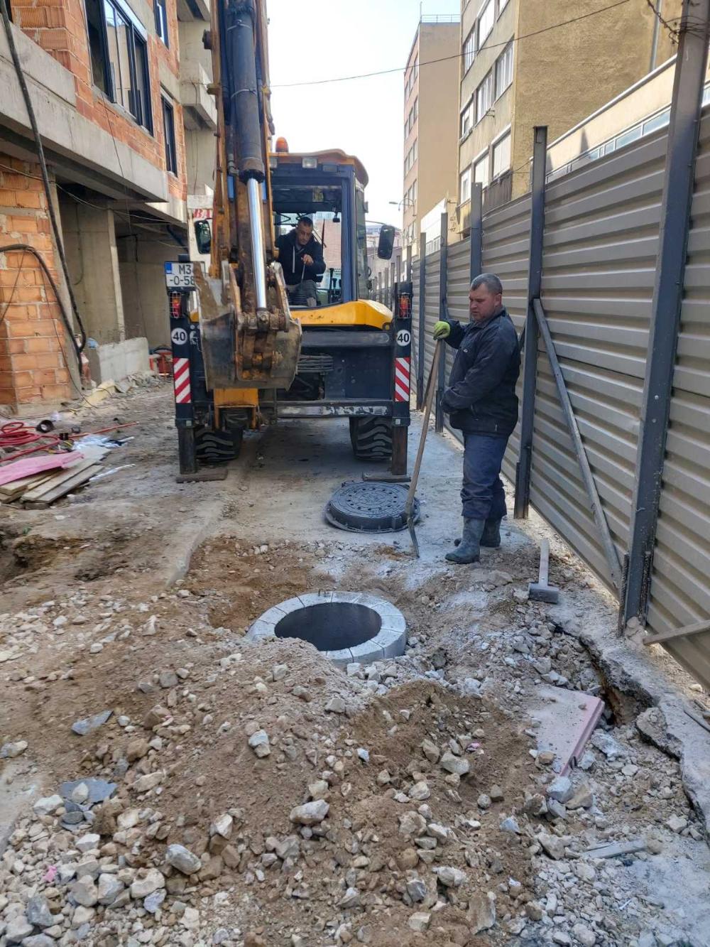 Služba održavanja kanalizacione mreže i objekata: RADOVI NA KANALIZACIONOJ MREŽI