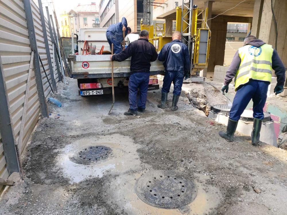 Služba održavanja kanalizacione mreže i objekata: RADOVI NA KANALIZACIONOJ MREŽI