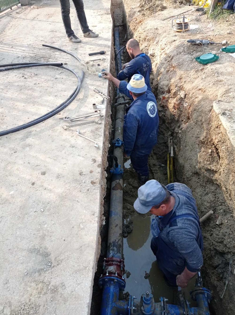 Služba za održavanje vodovodne mreže i objekata:  RADOVI NA VODOVODNOJ MREŽI