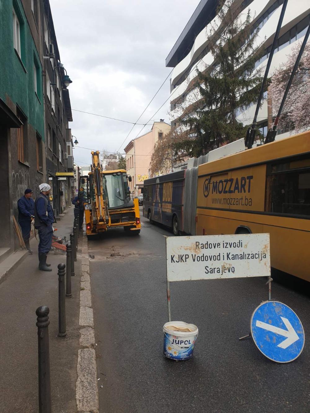 Služba za održavanje vodovodne mreže i objekata:  RADOVI NA VODOVODNOJ MREŽI