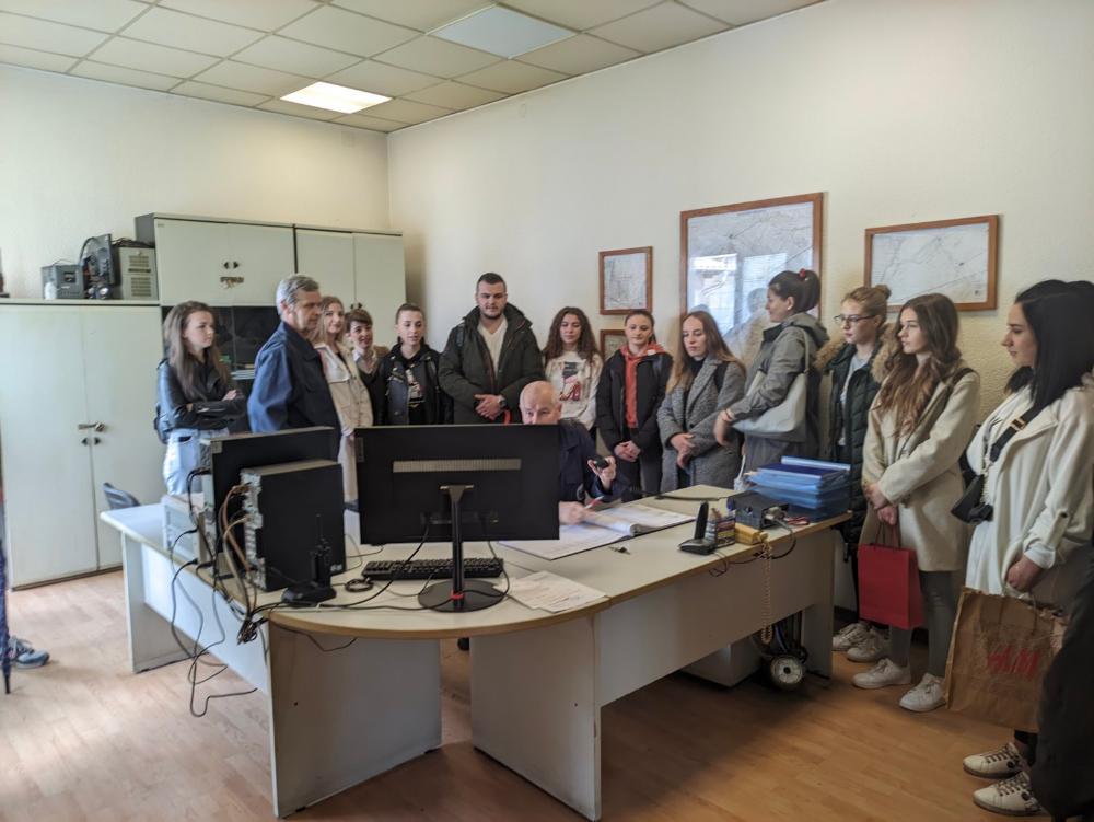 Izvorište “Bačevo”:  POSJETA STUDENATA FAKULTETA ZDRAVSTVENIH STUDIJA UNSA 
