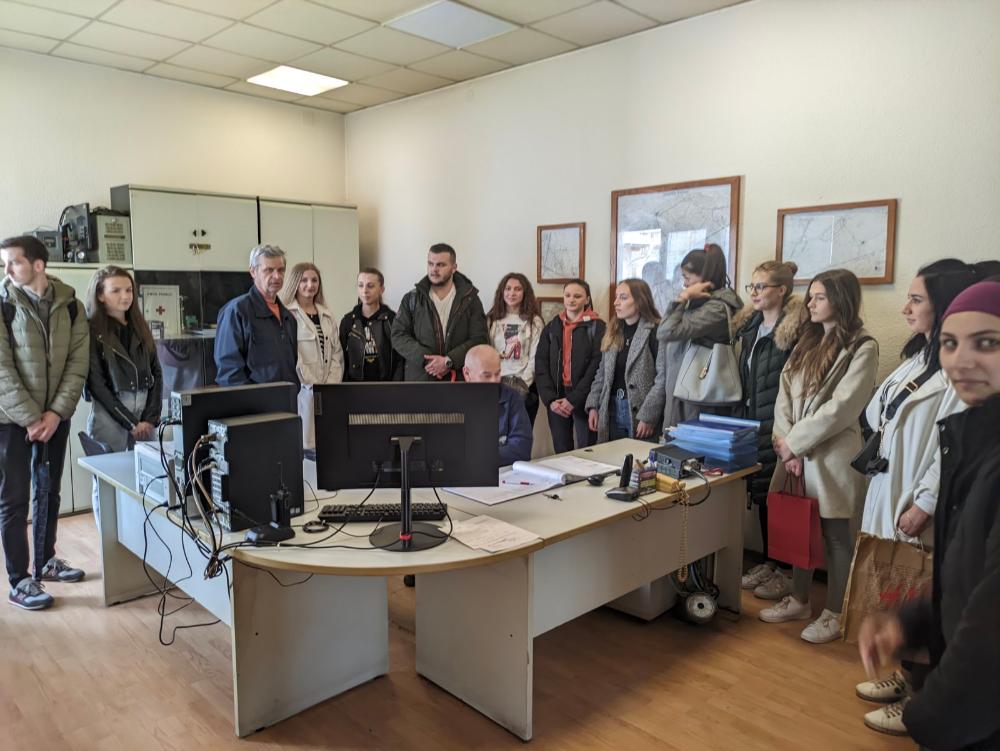 Izvorište “Bačevo”:  POSJETA STUDENATA FAKULTETA ZDRAVSTVENIH STUDIJA UNSA 