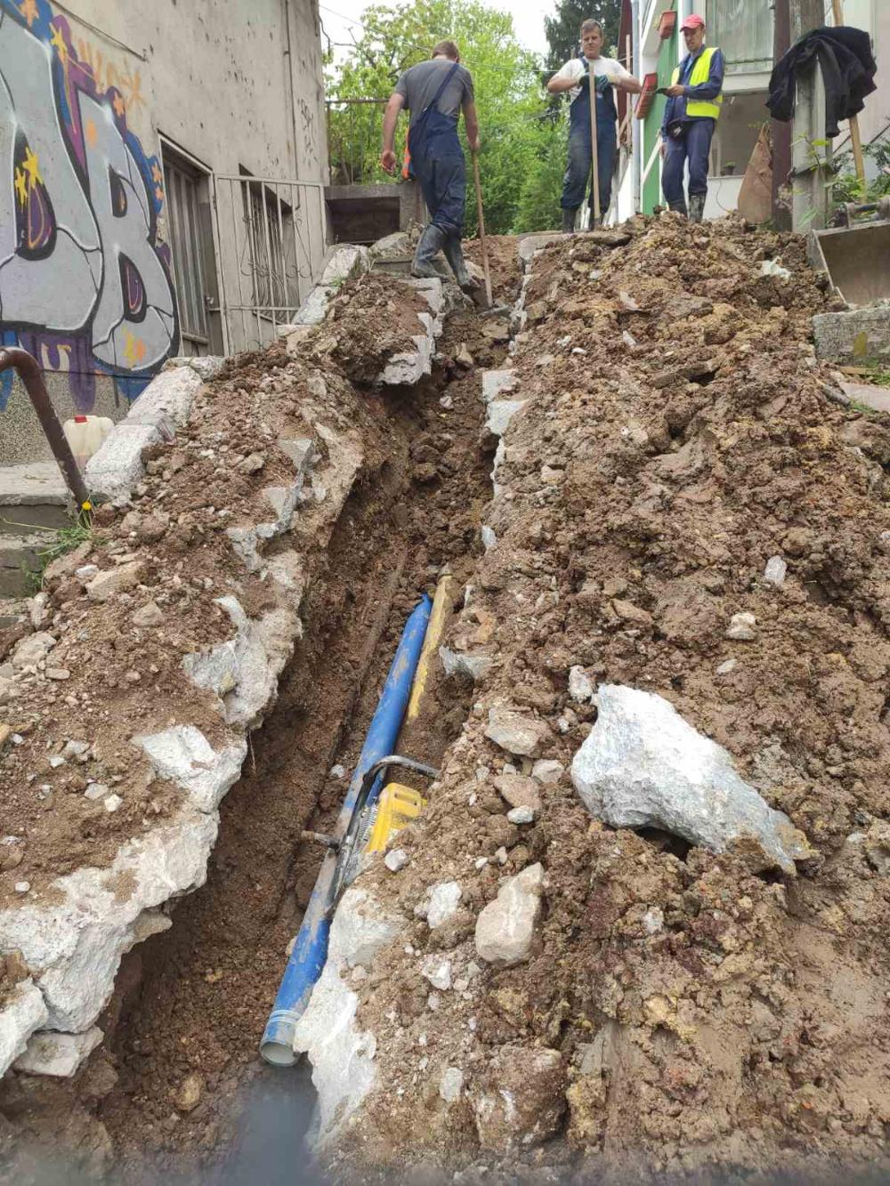 Služba za održavanje vodovodne mreže i objekata: POPRAVKE KVAROVA NA VODOVODNOJ MREŽI