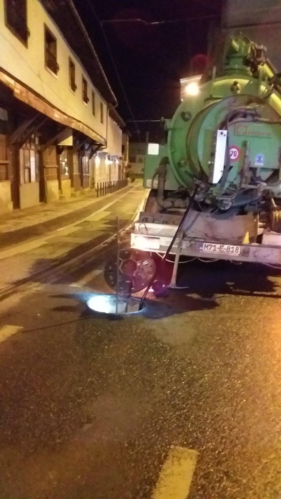 Služba održavanja kanalizacione mreže i objekata: RADOVI NA KANALIZACIONOJ MREŽI