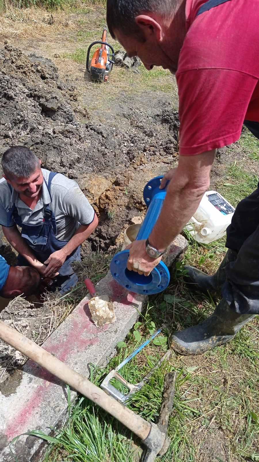 Služba za održavanje vodovodne mreže i objekata:  RADOVI NA VODOVODNOJ MREŽI