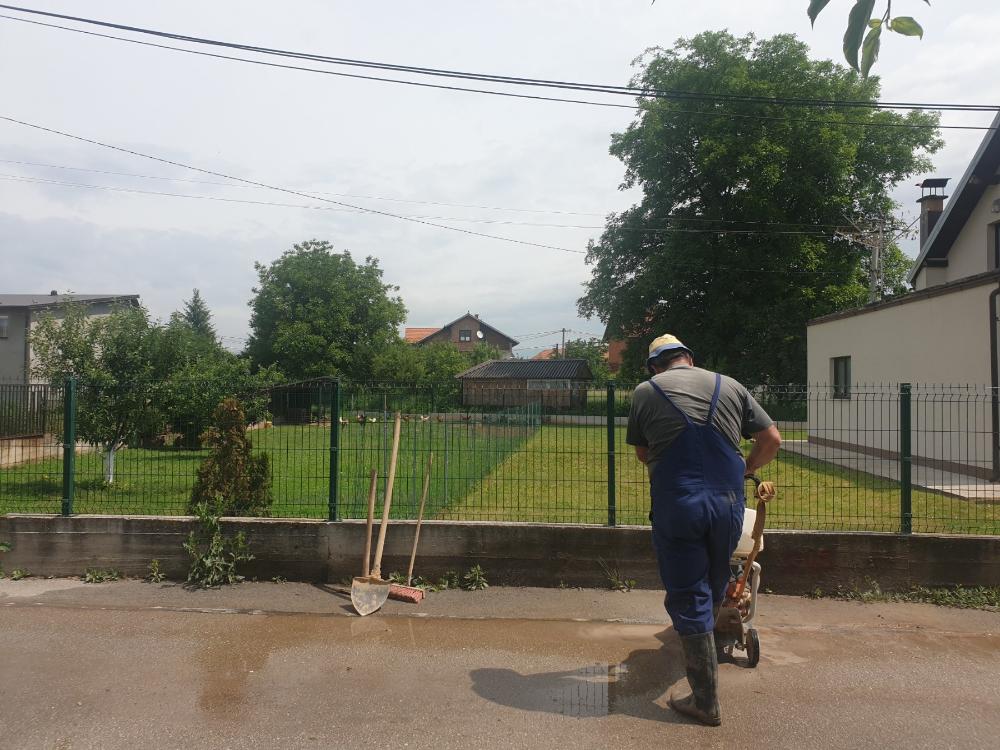 Služba za održavanje vodovodne mreže i objekata:  RADOVI NA VODOVODNOJ MREŽI