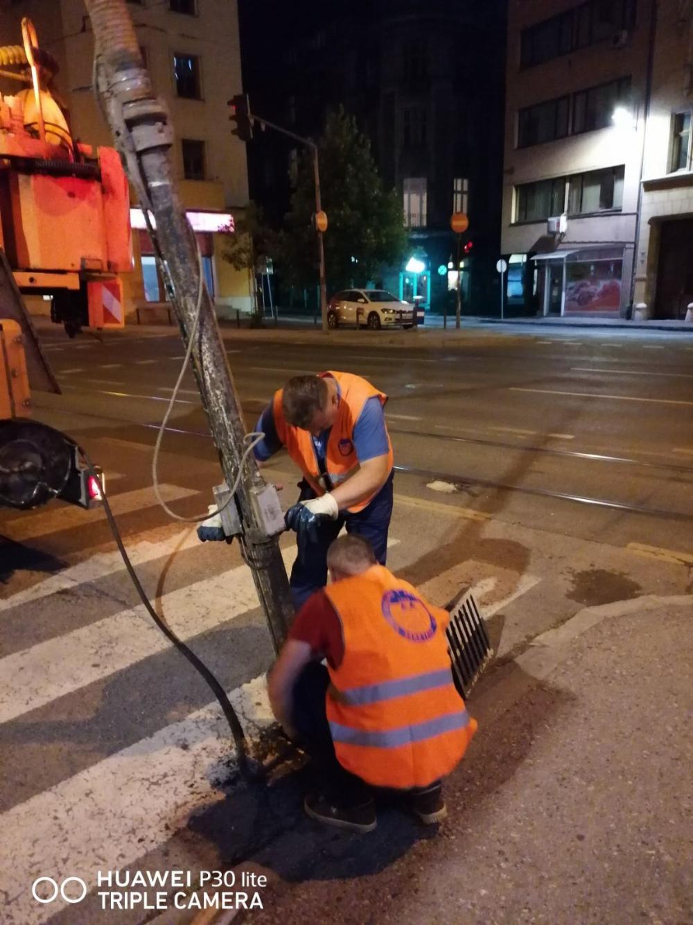 Služba održavanja kanalizacione mreže i objekata: RADOVI NA KANALIZACIONOJ MREŽI