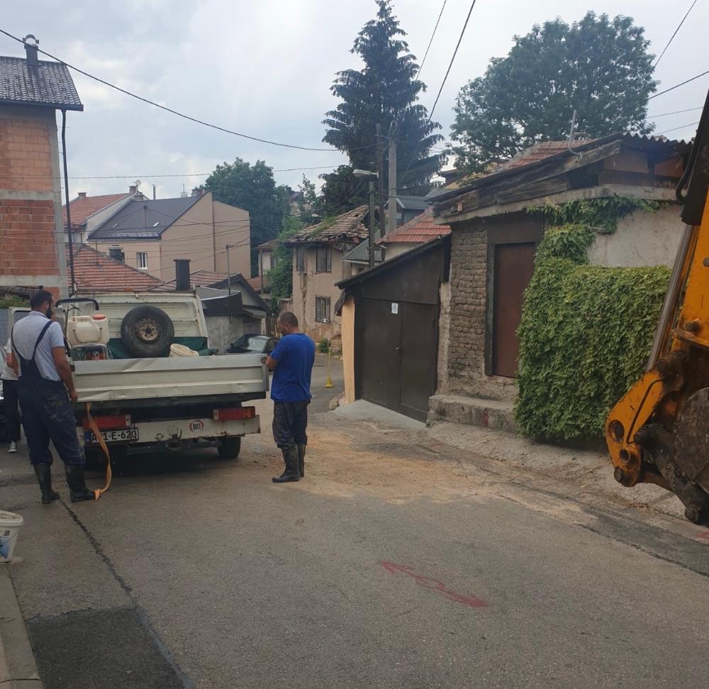 Služba za održavanje vodovodne mreže i objekata:  RADOVI NA VODOVODNOJ MREŽI