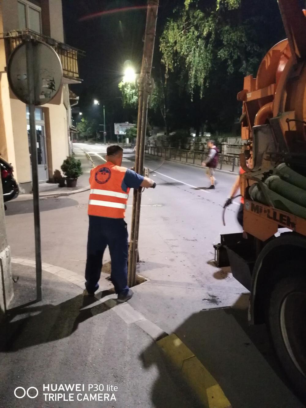 Služba održavanja kanalizacione mreže i objekata: RADOVI NA KANALIZACIONOJ MREŽI