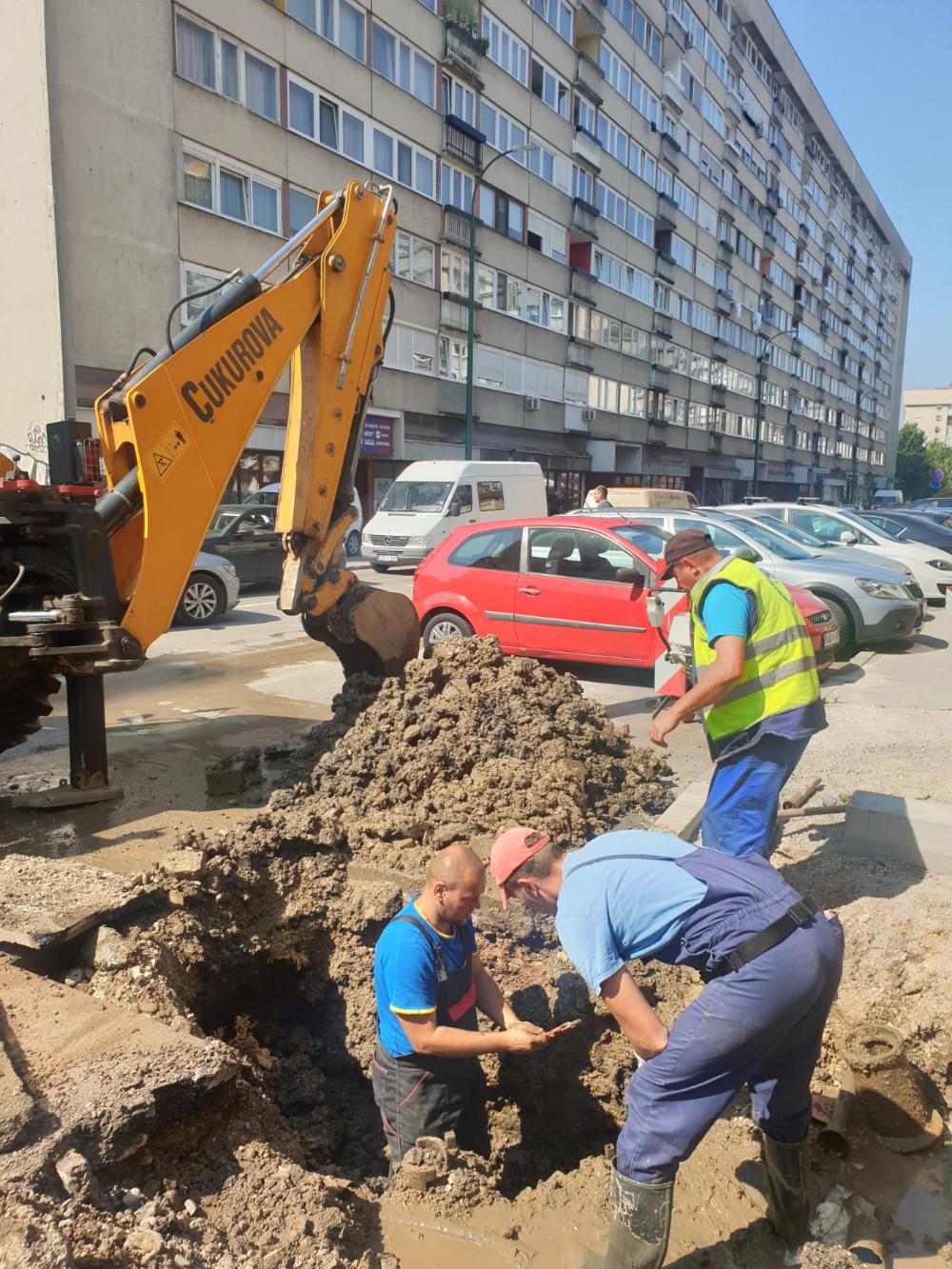 Služba za održavanje vodovodne mreže i objekata:  RADOVI NA VODOVODNOJ MREŽI