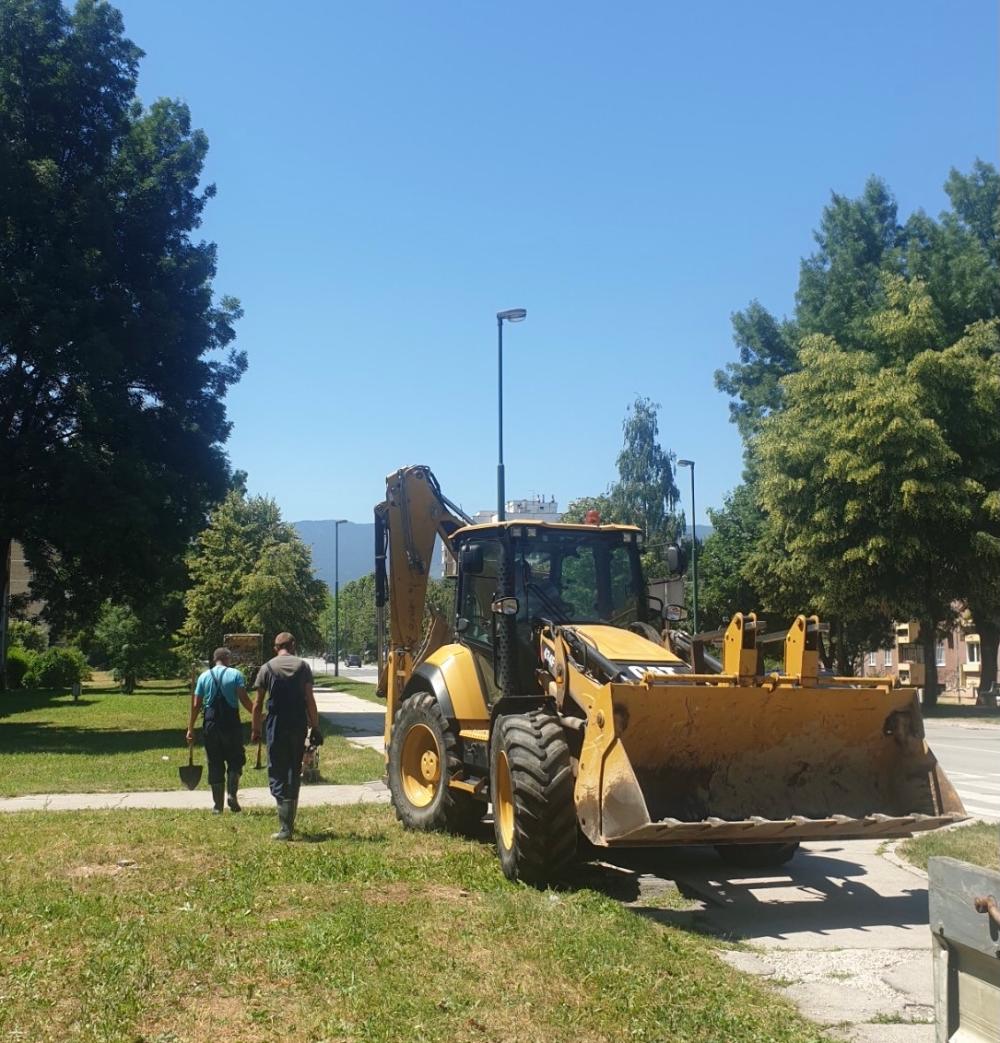 Služba za održavanje vodovodne mreže i objekata:  RADOVI NA VODOVODNOJ MREŽI