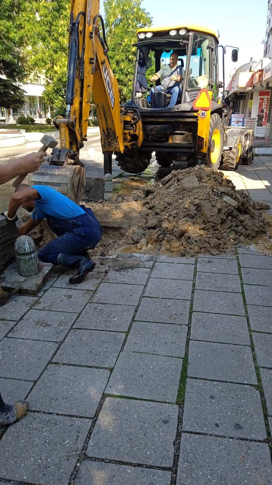 Služba za održavanje vodovodne mreže i objekata: POPRAVKE KVAROVA NA VODOVODNOJ MREŽI