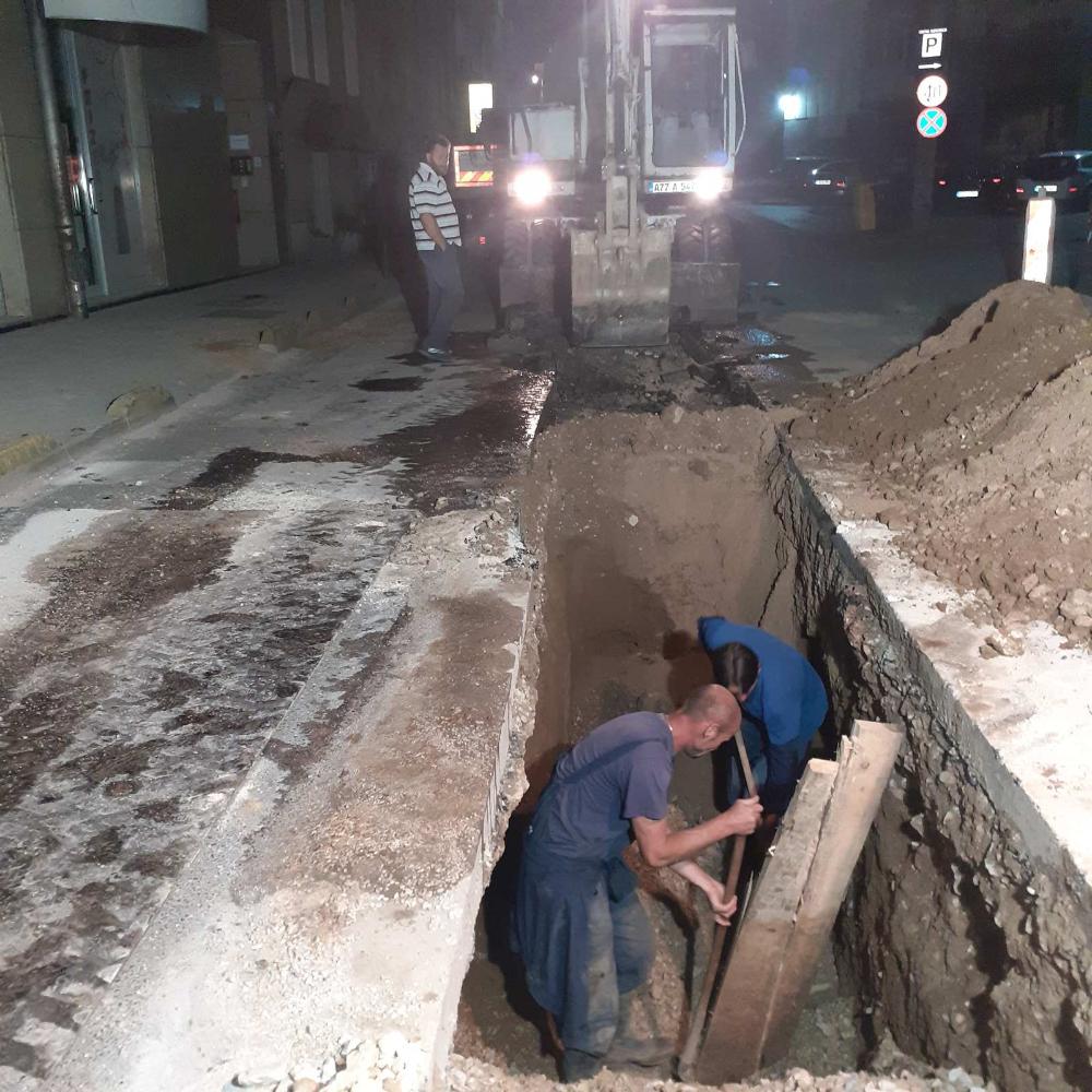 Služba održavanja kanalizacione mreže i objekata: RADOVI NA KANALIZACIONOJ MREŽI