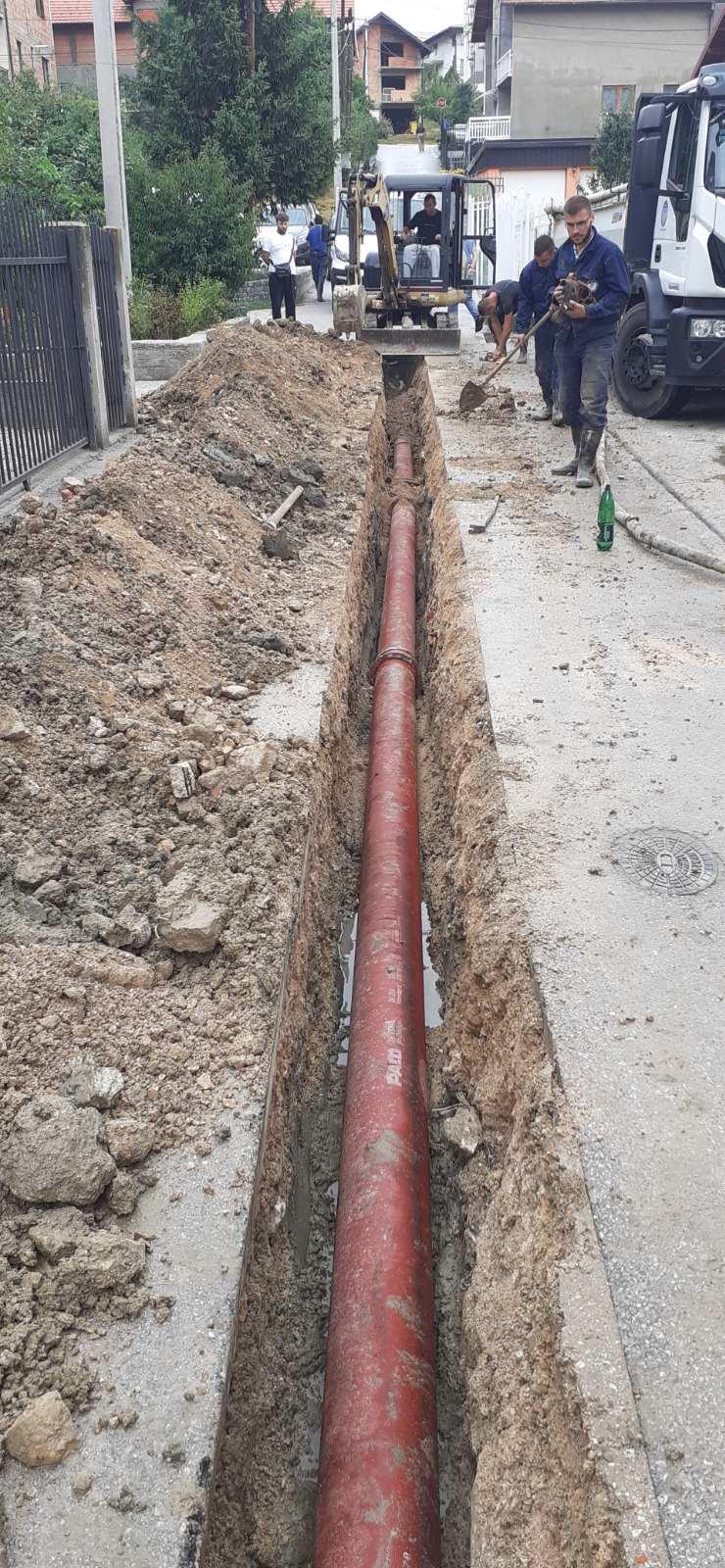 Služba održavanja kanalizacione mreže i objekata: RADOVI NA KANALIZACIONOJ MREŽI