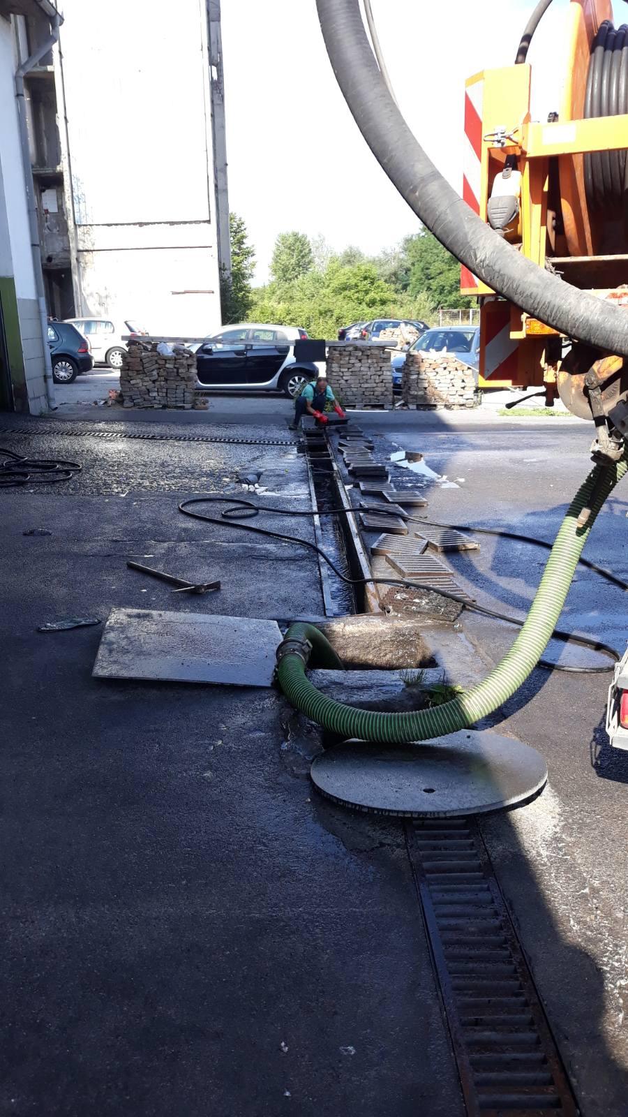 Služba održavanja kanalizacione mreže i objekata: RADOVI NA KANALIZACIONOJ MREŽI