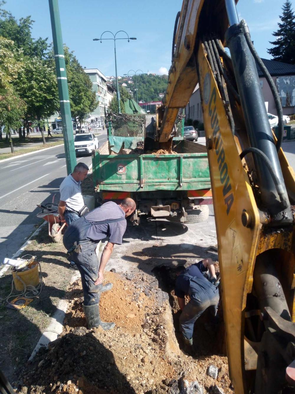Služba održavanja kanalizacione mreže i objekata: RADOVI NA KANALIZACIONOJ MREŽI