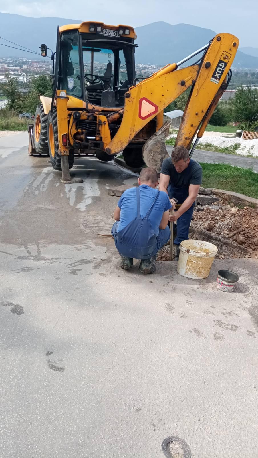 Služba za održavanje vodovodne mreže i objekata: POPRAVKE KVAROVA NA VODOVODNOJ MREŽI