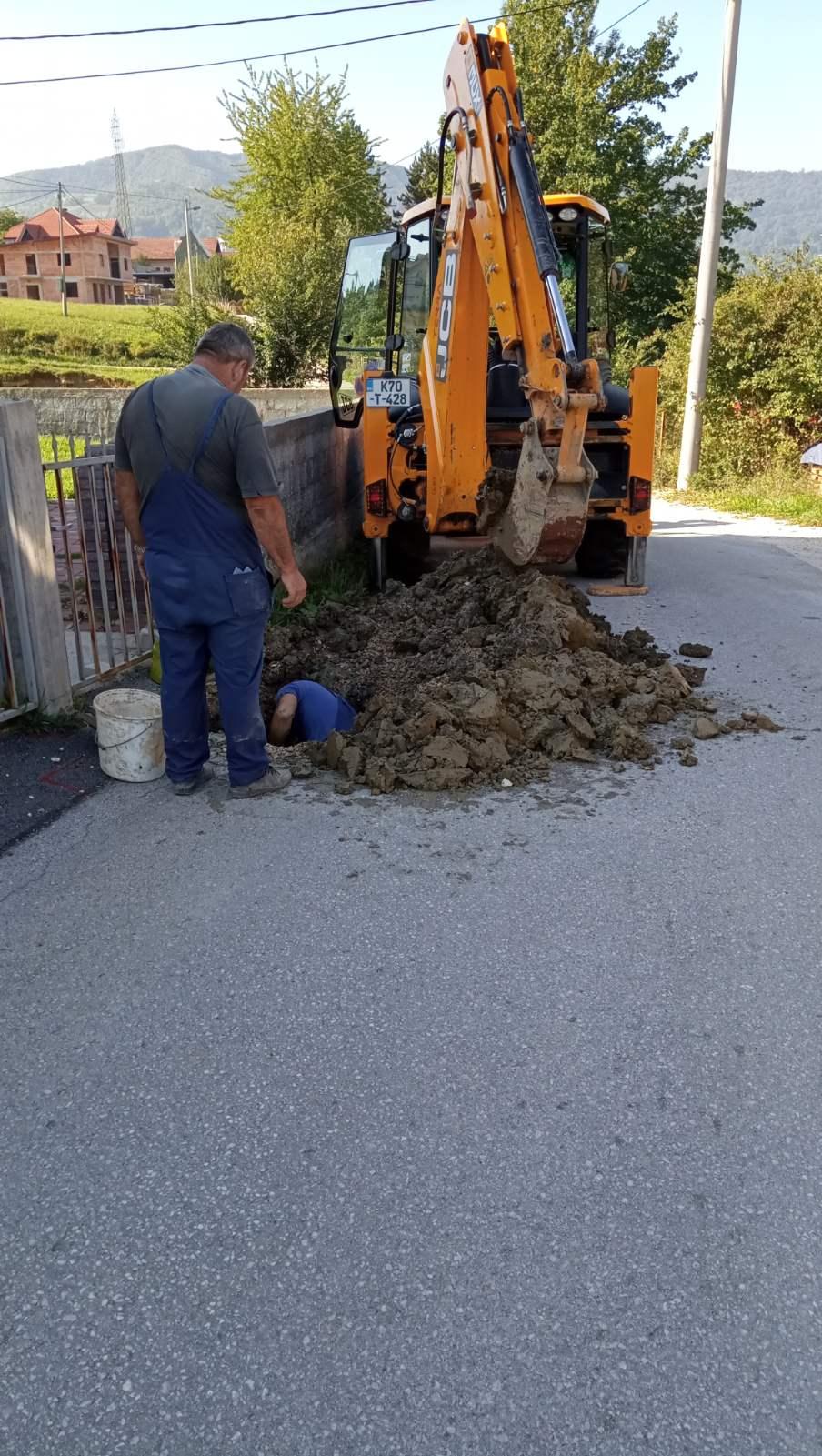 Služba za održavanje vodovodne mreže i objekata: POPRAVKE KVAROVA NA VODOVODNOJ MREŽI