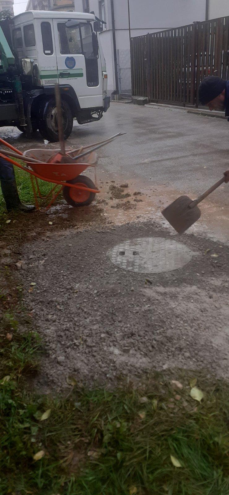 Služba održavanja kanalizacione mreže i objekata: RADOVI NA KANALIZACIONOJ MREŽI