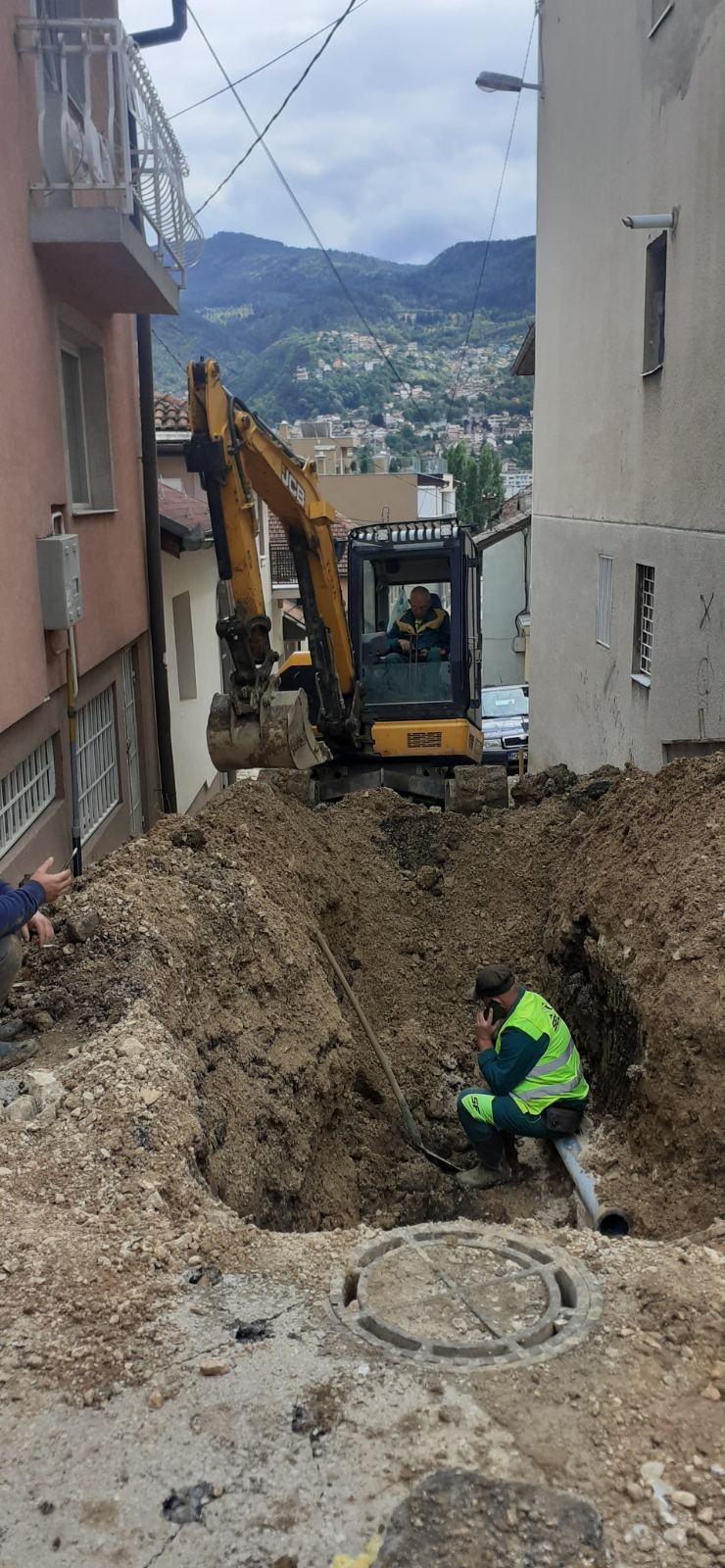 Služba održavanja kanalizacione mreže i objekata: RADOVI NA KANALIZACIONOJ MREŽI
