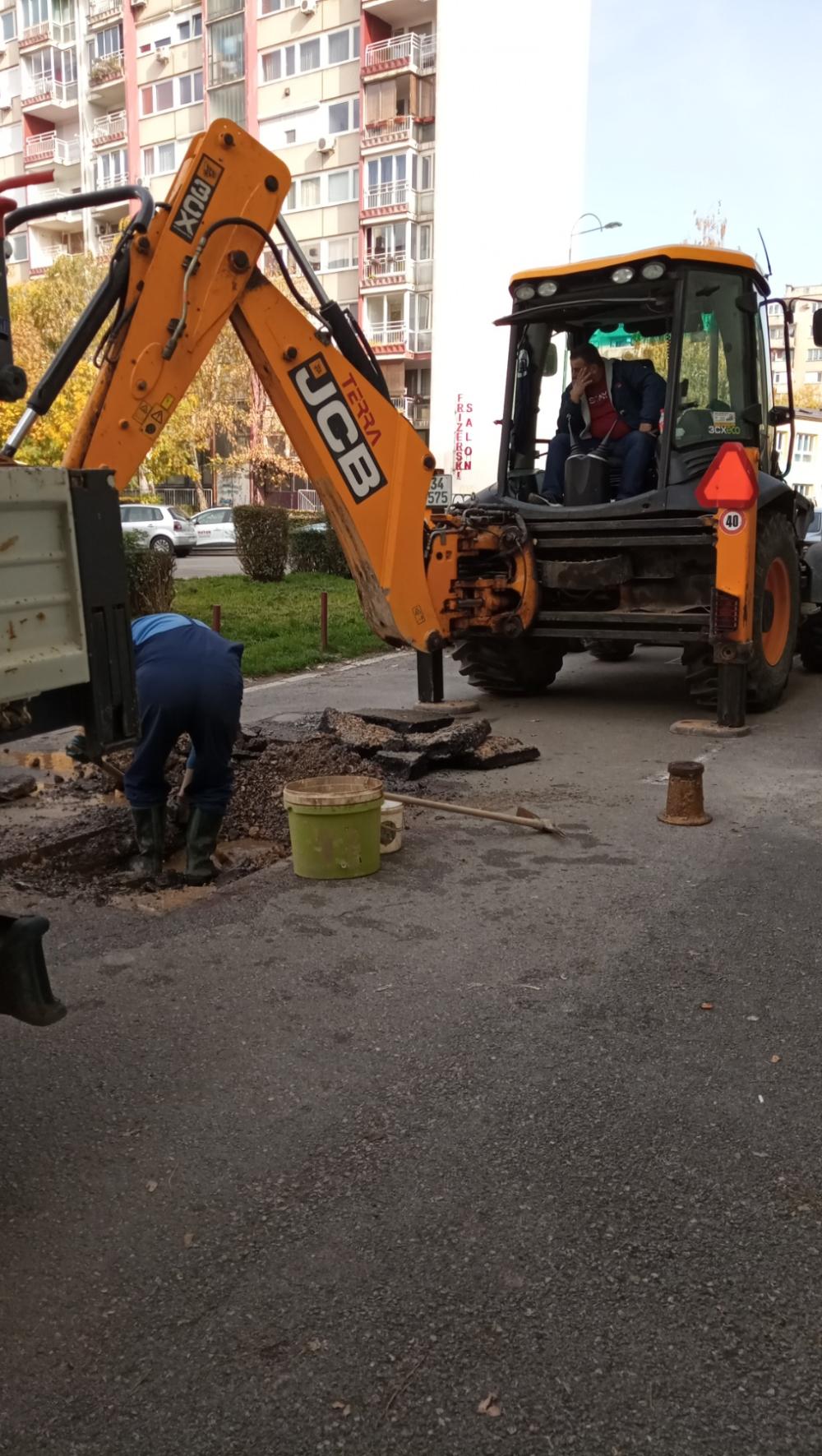 Popravke kvarova na vodovodnoj mreži 