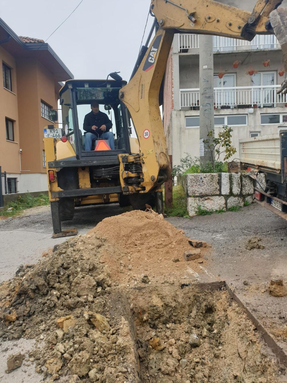 Popravke kvarova na vodovodnoj mreži 