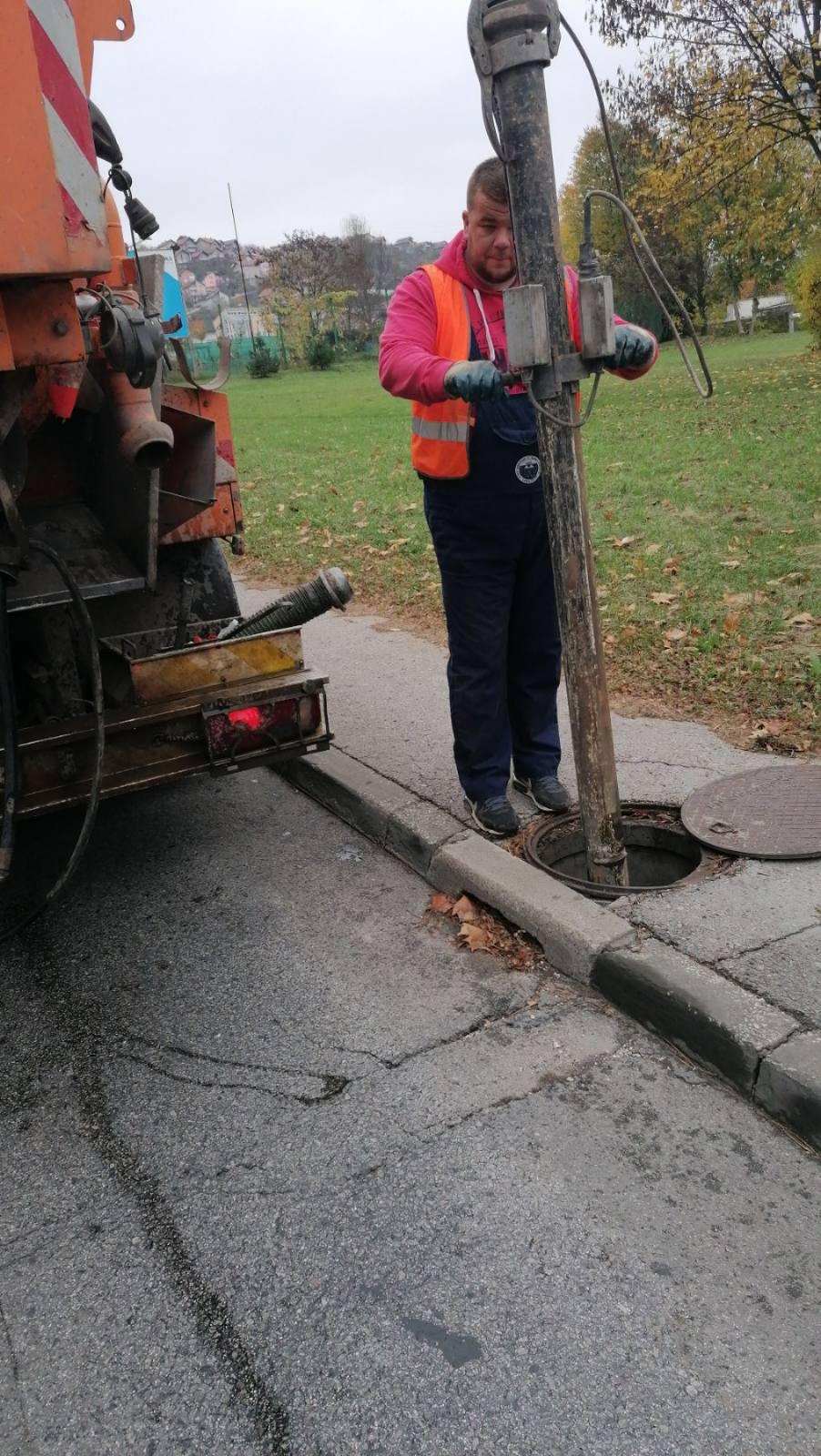 Čišćenje slivnika i snimanje kanala
