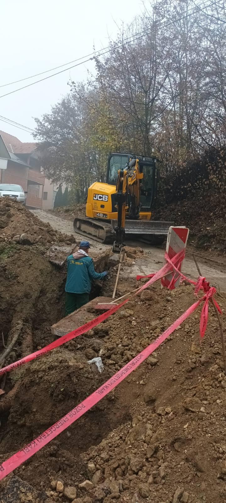 Popravke kvarova na vodovodnoj mreži 