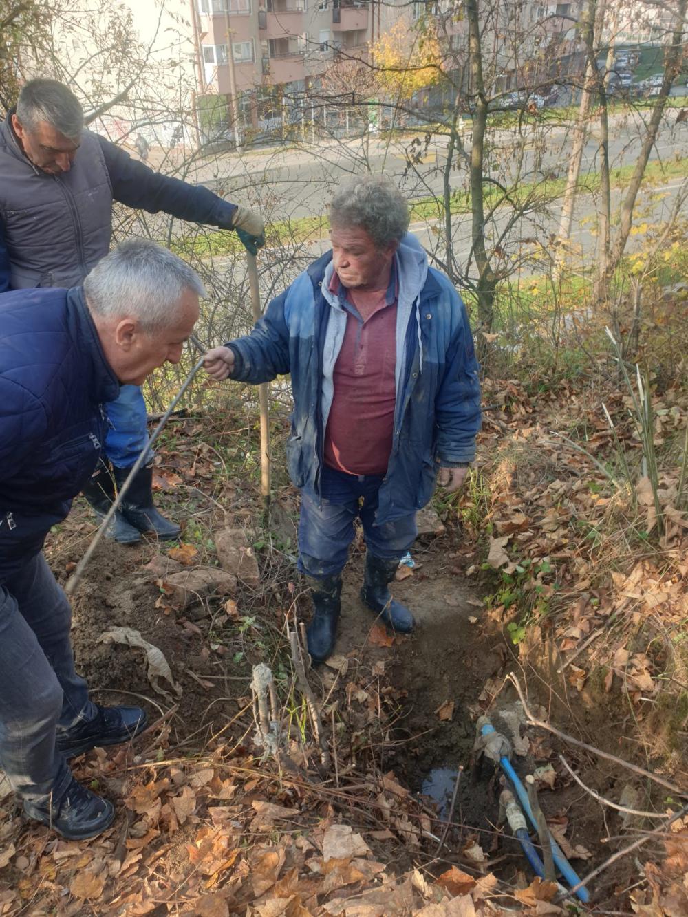Popravke kvarova na vodovodnoj mreži 