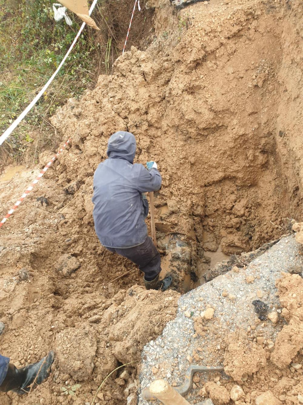 Popravke kvarova na vodovodnoj mreži 