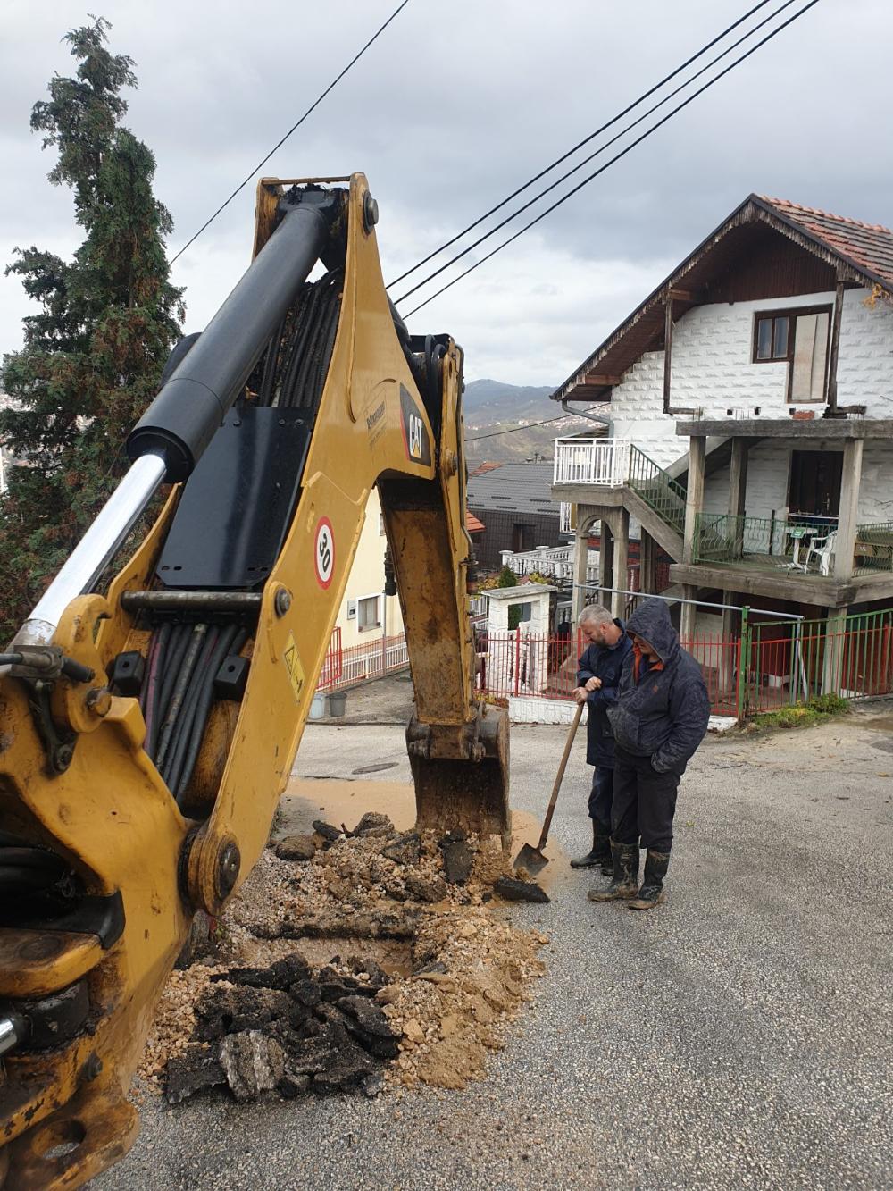 Popravke kvarova na vodovodnoj mreži 