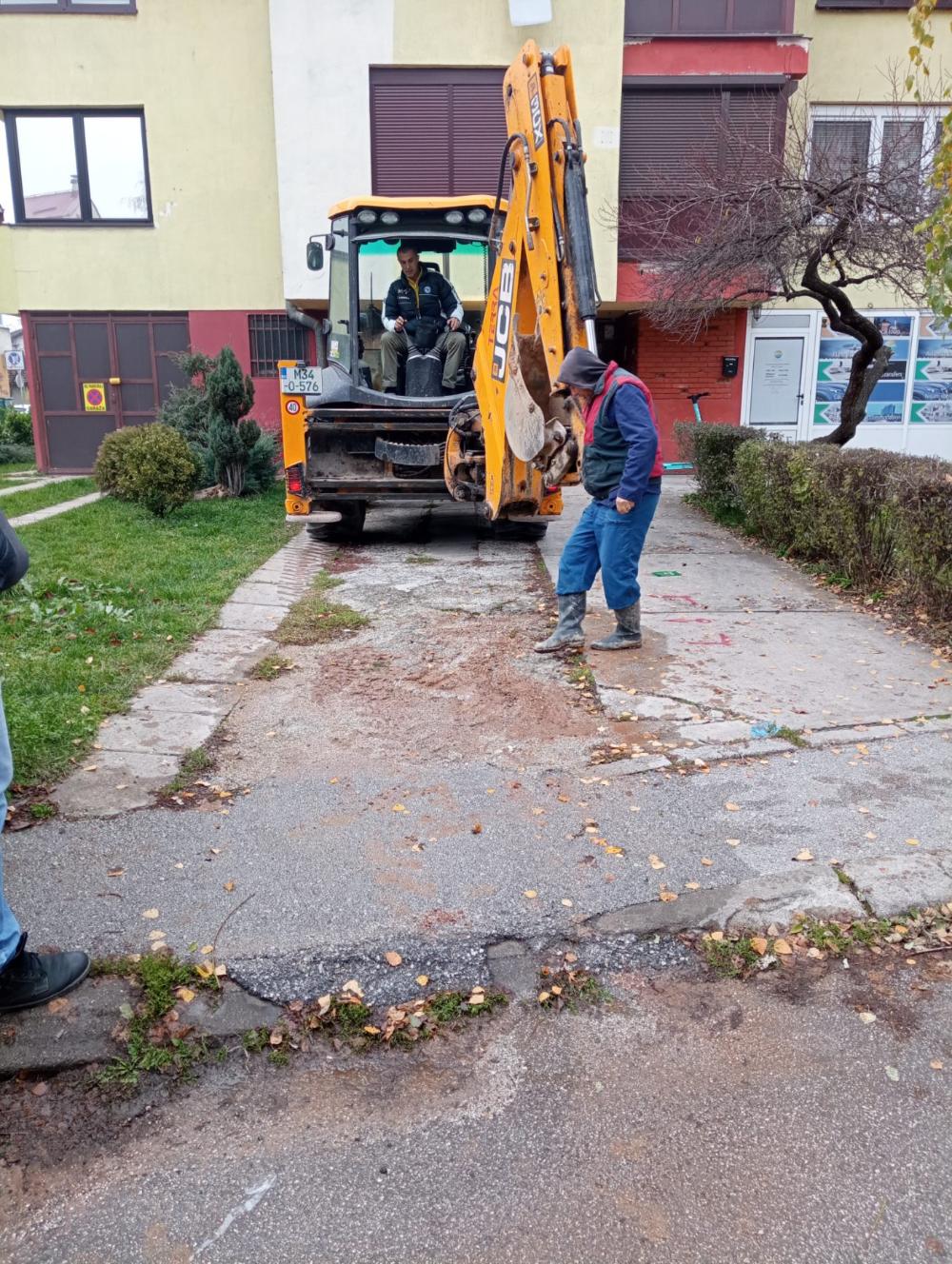 Popravke kvarova na vodovodnoj mreži 