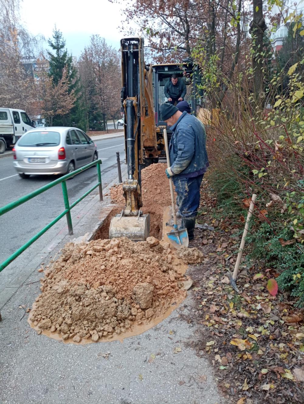 Popravke kvarova na vodovodnoj mreži 