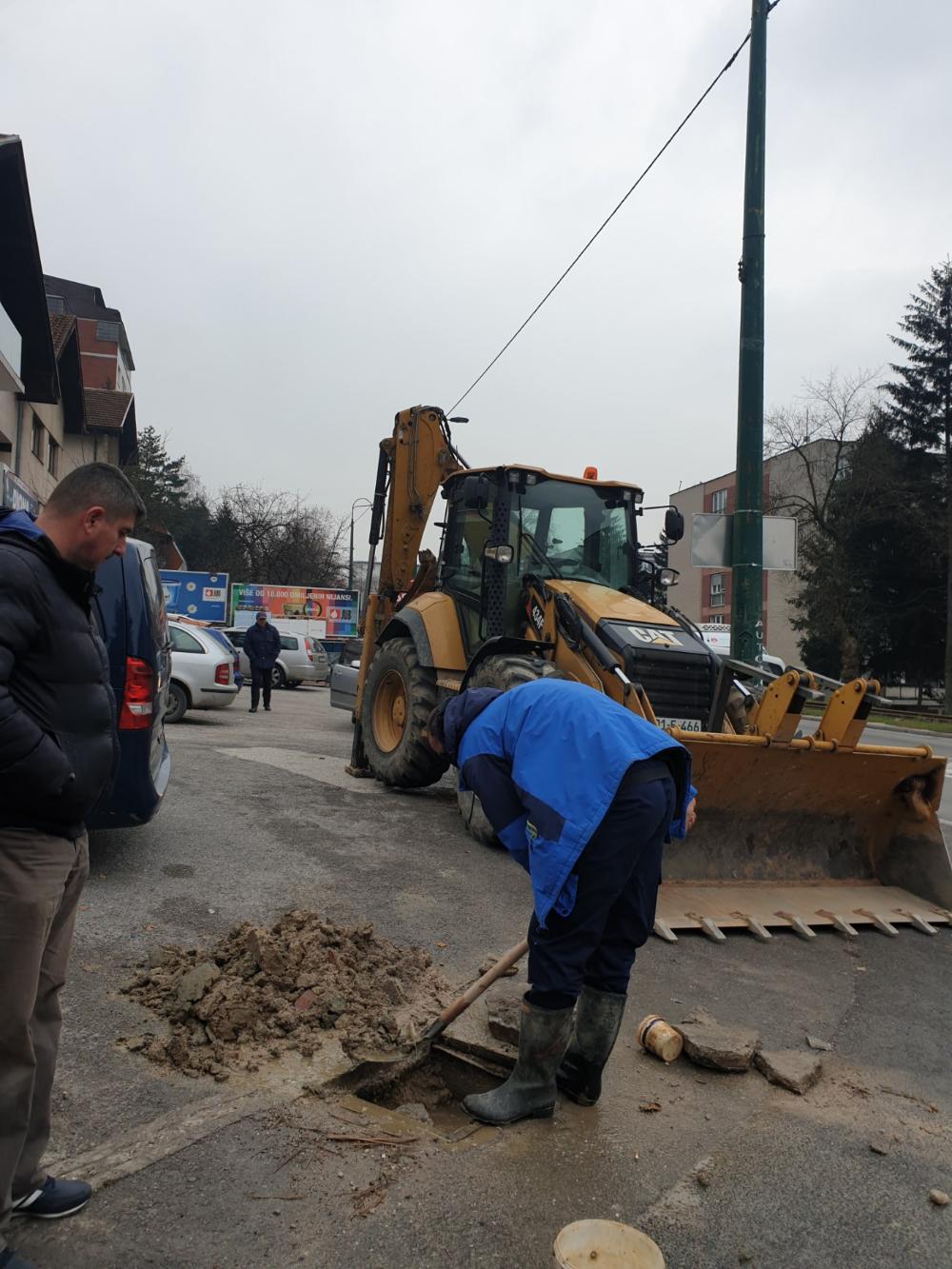 Popravke kvarova na vodovodnoj mreži 
