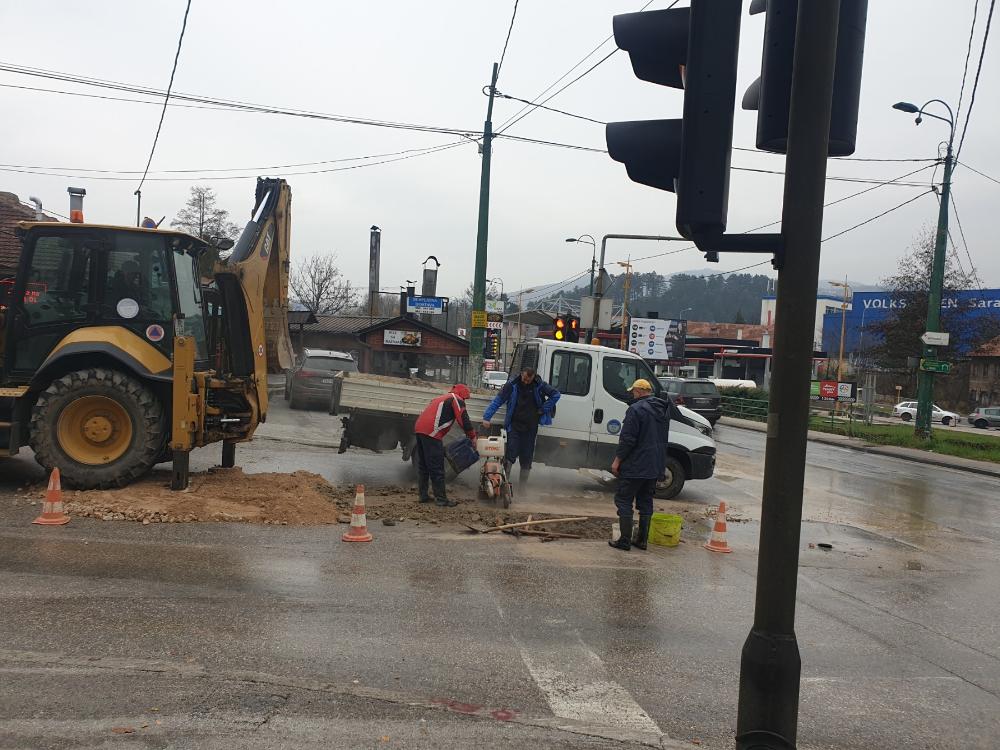 Popravke kvarova na vodovodnoj mreži 