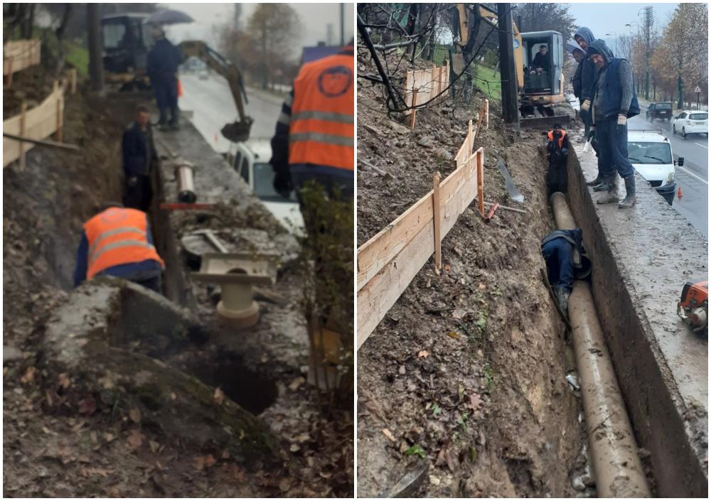U toku rekonstrukcija kanalizacione mreže dužine 60 metara u ulici Alipašina