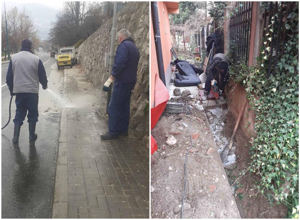 U ulici Krivoglavci završetak radova na sanaciji trase cjevovoda, u Alipašinoj ulici slijedi zatrpavanje i sanacija iskopa