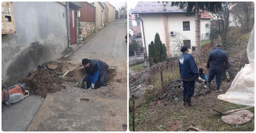 Radovi na vodovodnoj i kanalizacionoj mreži: Popravak priključaka, zamjena cijevi, snimanje kanala