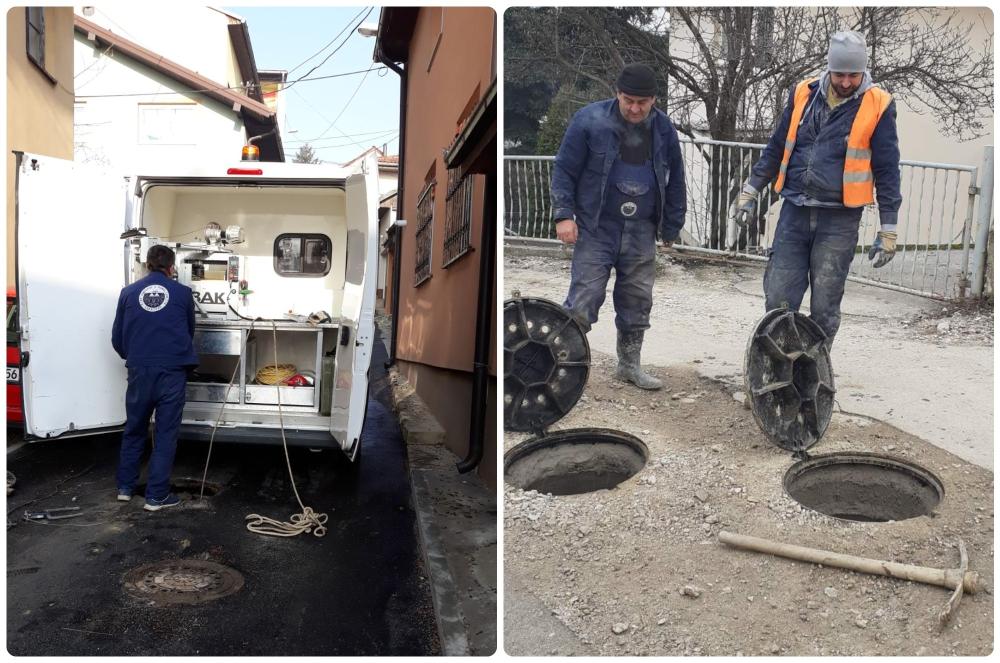 Radovi na vodovodnoj i kanalizacionoj mreži: Popravak priključaka, zamjena cijevi, snimanje kanala