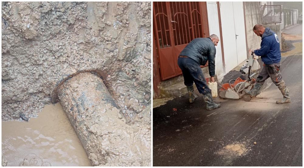 U ulici Humska popravljena glavna vodovodna cijev, u ulici Zmaja od Bosne sanacija kanalizacionog priključka