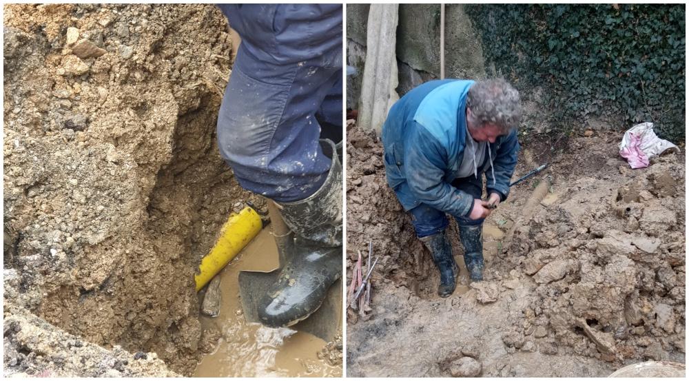 U ulici Humska popravljena glavna vodovodna cijev, u ulici Zmaja od Bosne sanacija kanalizacionog priključka