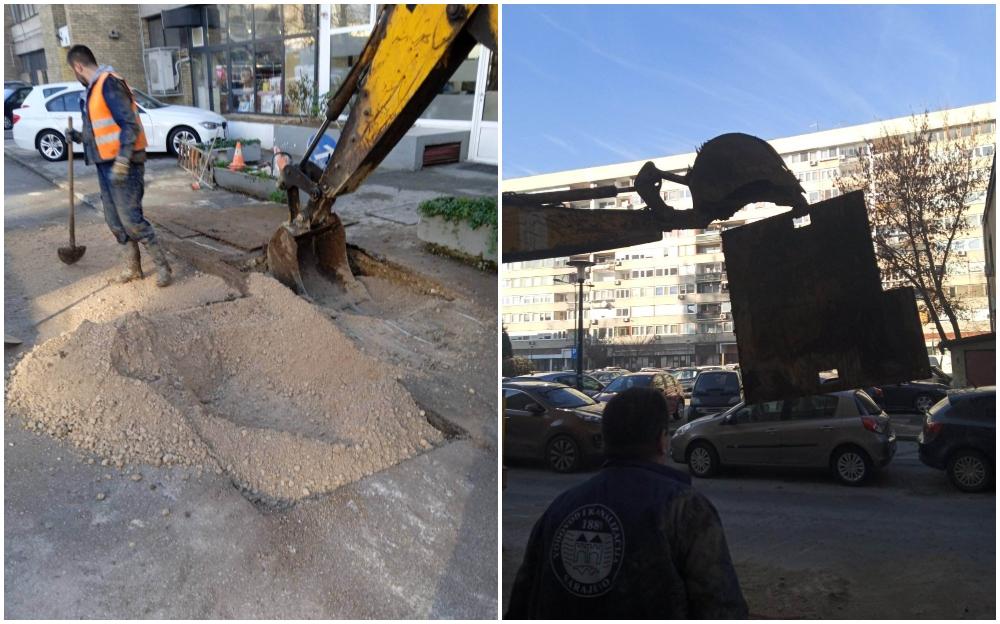U ulici Ruđera Boškovića popravljena glavna cijev, na Bjelašnici vršena ugradnja keramičke cijevi
