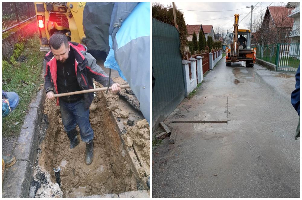 Radovi na vodovodnoj i kanalizacionoj mreži: Popravak glavne cijevi, izrada separatnog priključka...