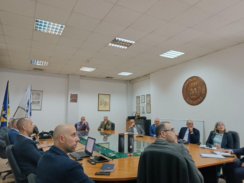Ministar Bečarević sa saradnicima posjetio KJKP “Vodovod i kanalizacija”