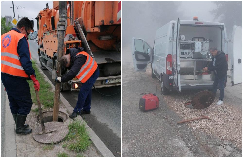 Ekipe ViK-a na terenu: Popravak i prebacivanje priključaka, čišćenje kanala i slivnika