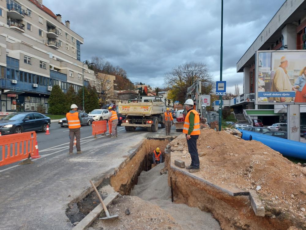 Završeni radovi u Kranjčevićevoj ulici: Novih 1.000 metara vodovodne i 150 metara kanalizacione mreže