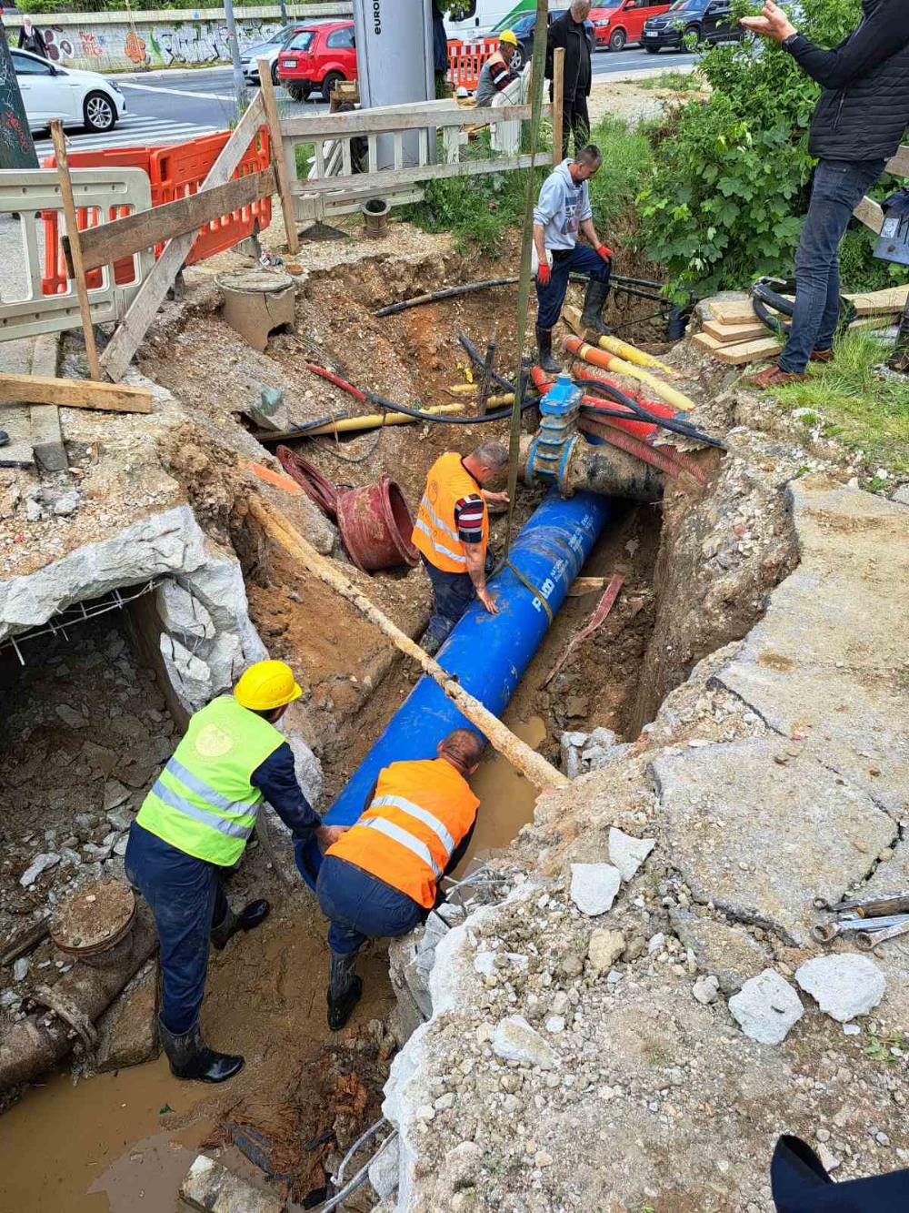 Završeni radovi u Kranjčevićevoj ulici: Novih 1.000 metara vodovodne i 150 metara kanalizacione mreže